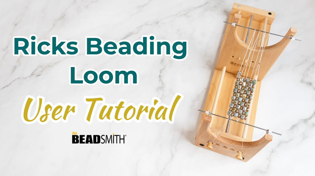BeadSmith Ricks Bead Loom Kit for Beginners - Jewelry Making Craft Set