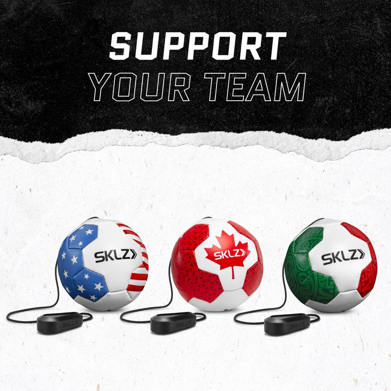 Unisex SKLZ Star-Kick Touch Trainer Red/White/Green – Soccer Ball Mini Trainer