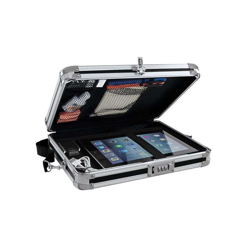 Vaultz Locking Storage Clipboard Black - Secure Document Organizer