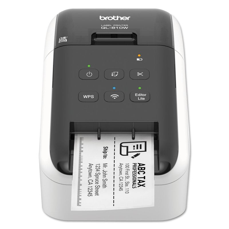 Brother QL-810W Wireless Label Printer with Auto Cutter, USB & Mobile Printing