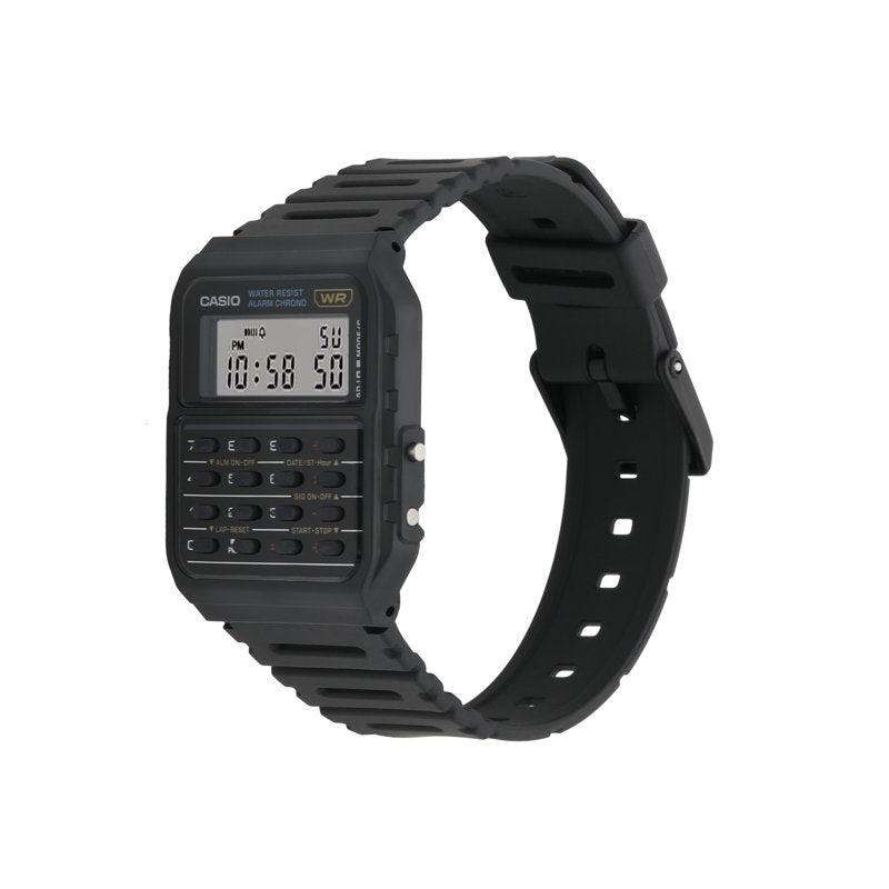 Men's Sport Rectangle Watch - Black Digital Sports Watch