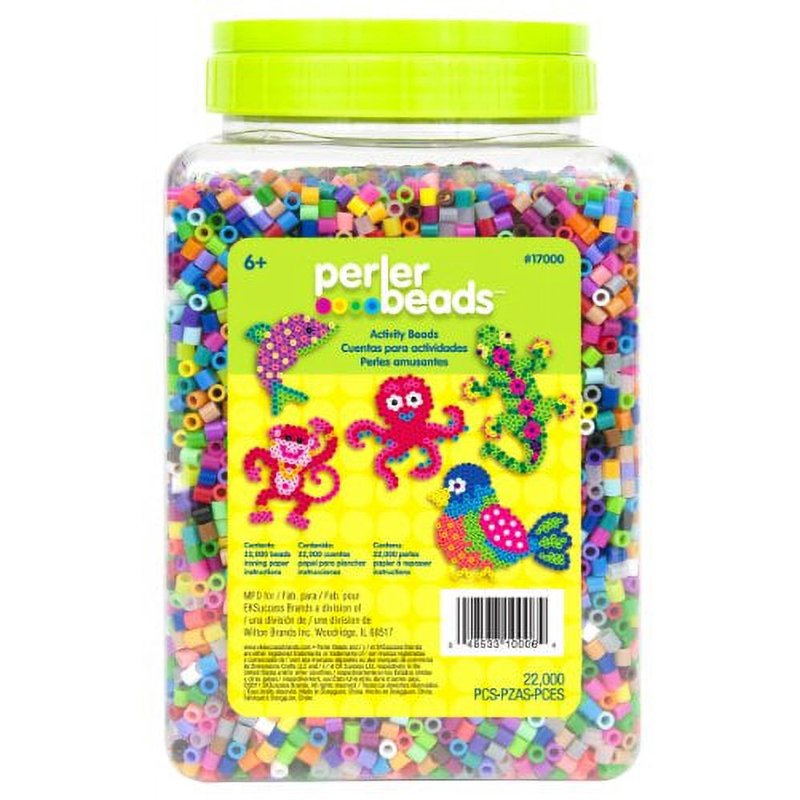 Perler 22,000 Multi-Color Fused Beads for Crafts & Kids' Projects - Ages 6+