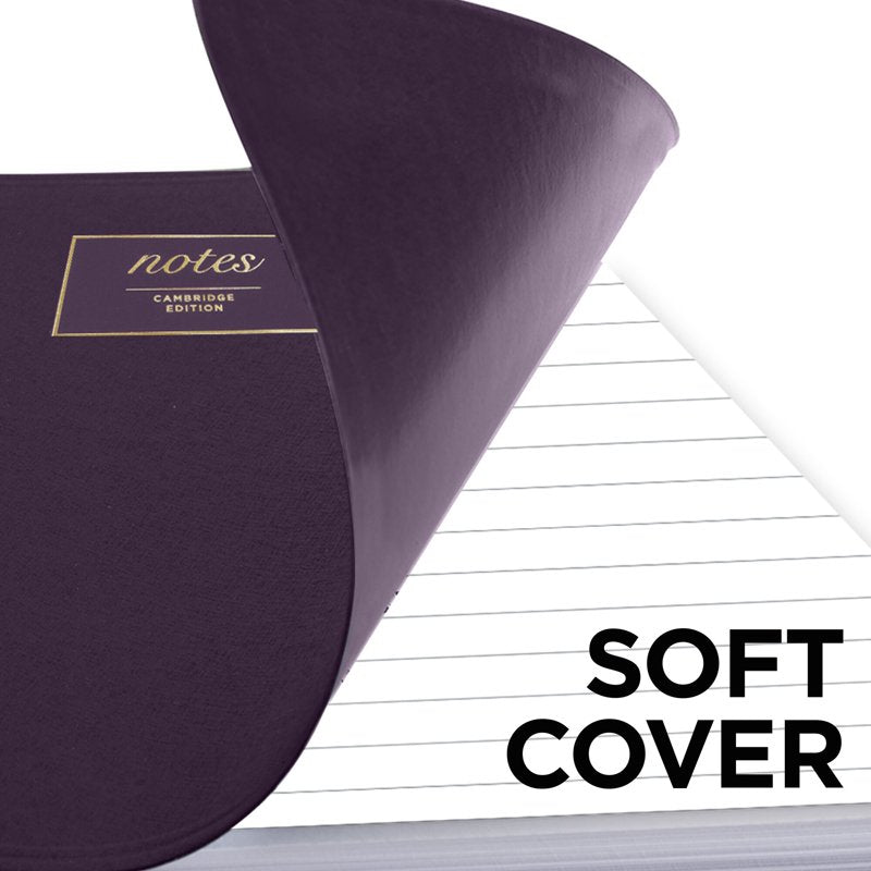 Medium Eggplant Purple Notebook with 80 Ruled Sheets - Undated Fashion Journal
