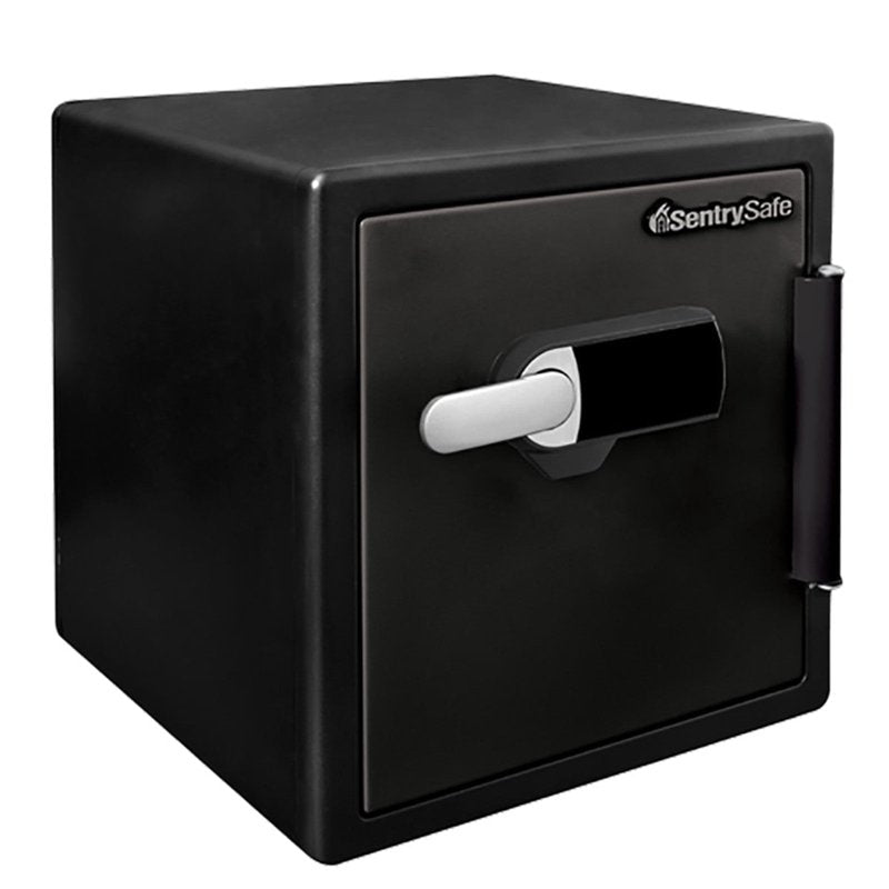 Fireproof Waterproof Security Safe with Touchscreen Alarm 1.2 Cu Ft Black