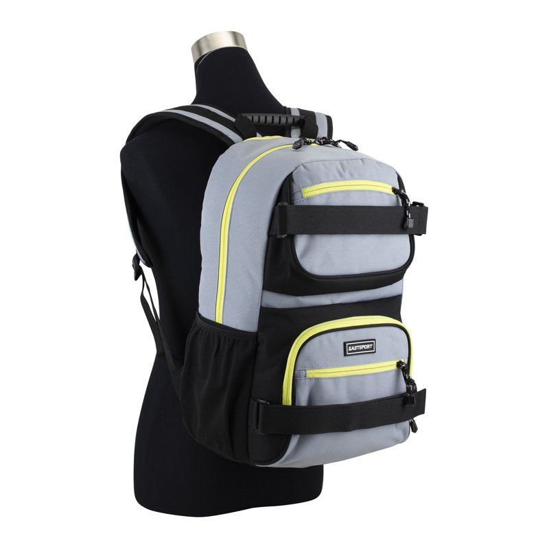Unisex Skater Backpack for School & Outdoor Activities - Durable Polyester