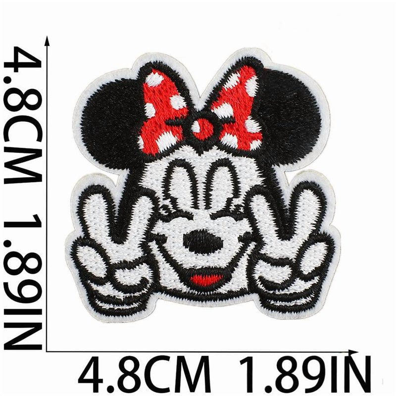 14 Pcs Embroidered Iron-On Patches for Clothing, Hats, Backpacks - DIY Repair & Decoration