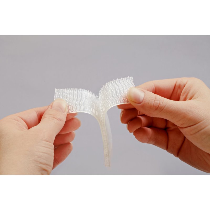 Heavy Duty Clear Plastic Fasteners - 1x1 Inch, 12-Count, Holds 10 lbs
