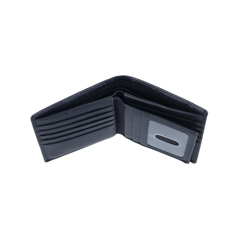 Men's Leather Convertible Card Wallet with Removable Card Case - Black & Brown Options