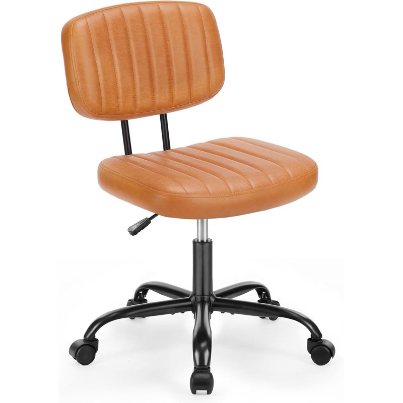 Office Task Chair with Wheels Armless Swivel Desk Chair for Home and Office