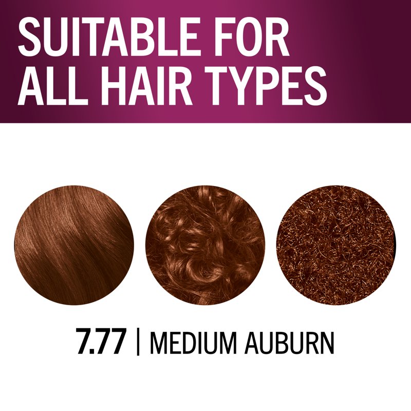 Permanent Hair Dye Kit with Keratin for Gray Coverage - Multiple Shades