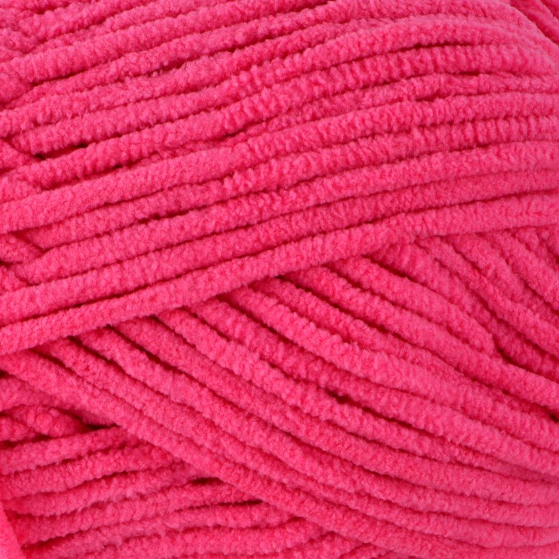 Bulky Polyester Yarn for Knitting & Crochet - Soft Plush Chenille for Blankets & Accessories