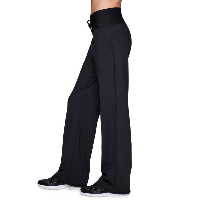 Lightweight Women's Wide Leg Yoga Pants with Pockets - Soft Activewear