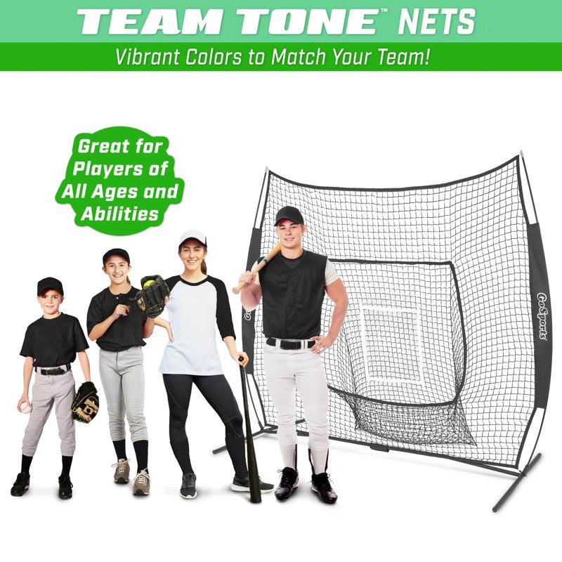Baseball & Softball Practice Hitting and Pitching Net 7x7 ft Training Aid