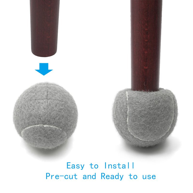 Tennis Balls for Walkers 4 Pcs - Floor Protection & Gliding