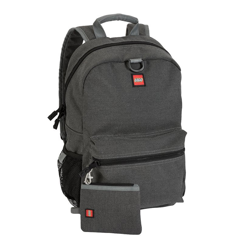 Customizable Unisex Patch Backpack with 46 LEGO Patches - Black