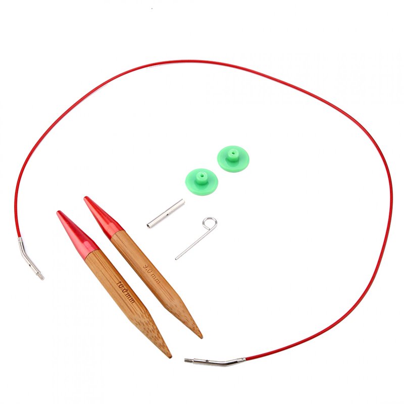 Interchangeable Knitting Needle Set 2.75mm-10mm Aluminum Circular Needles