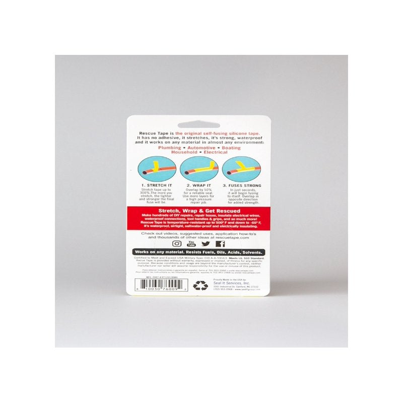 Self-Fusing Silicone Tape - Waterproof, Heat-Resistant, Emergency Repair