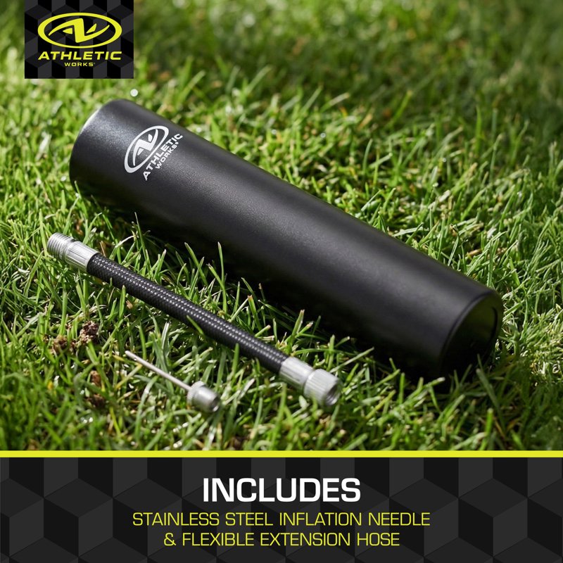 Electric Sports Ball Pump with Hose & Needle - Portable Battery-Operated Inflator