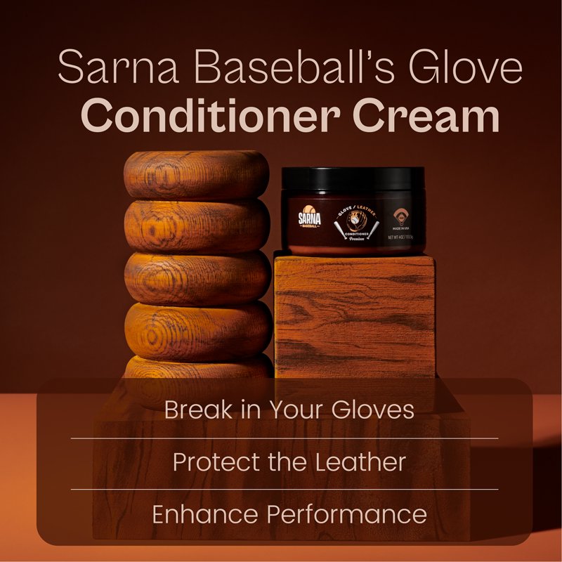 Baseball Glove Conditioner Cream - Softens, Preserves & Protects Leather Gloves