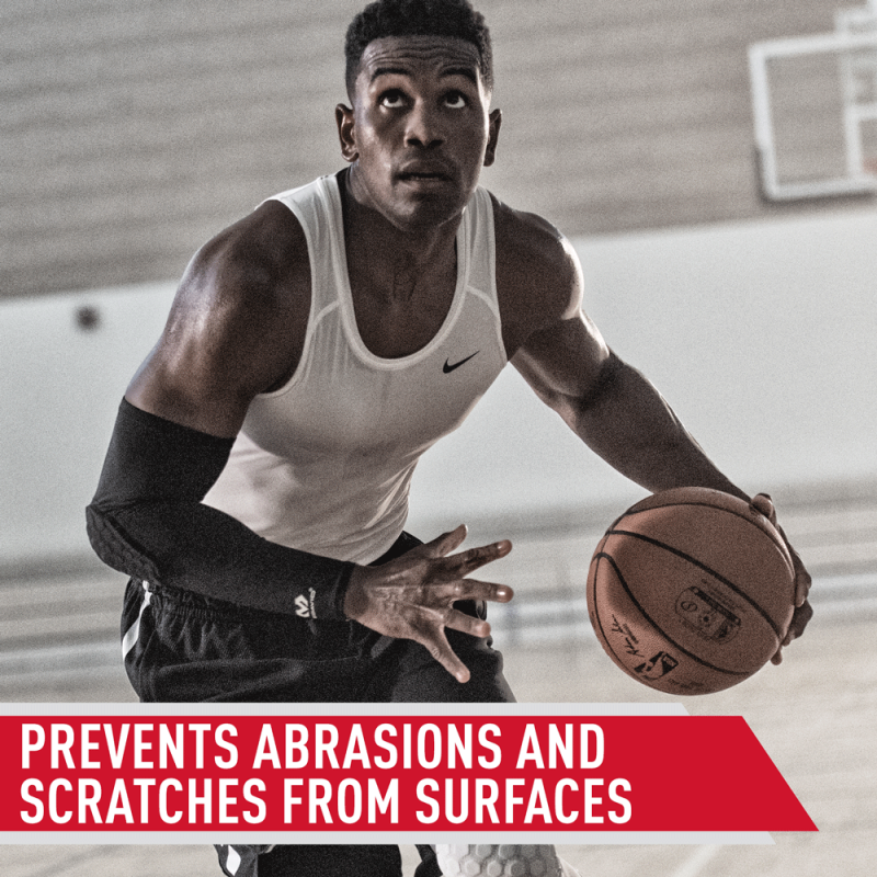 Padded Arm Sleeve with Elbow Protection for Football Volleyball Baseball Youth & Adult