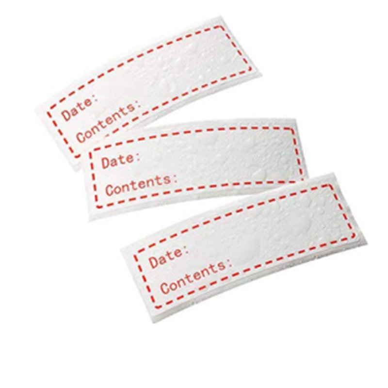 Food Freezer Labels Waterproof Oil-Resistant Removable Roll - 150 Pieces 1x3 Inch