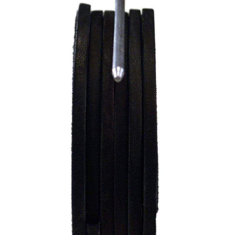 Baseball & Softball Glove Repair Kit with Leather Laces & Needle - Black