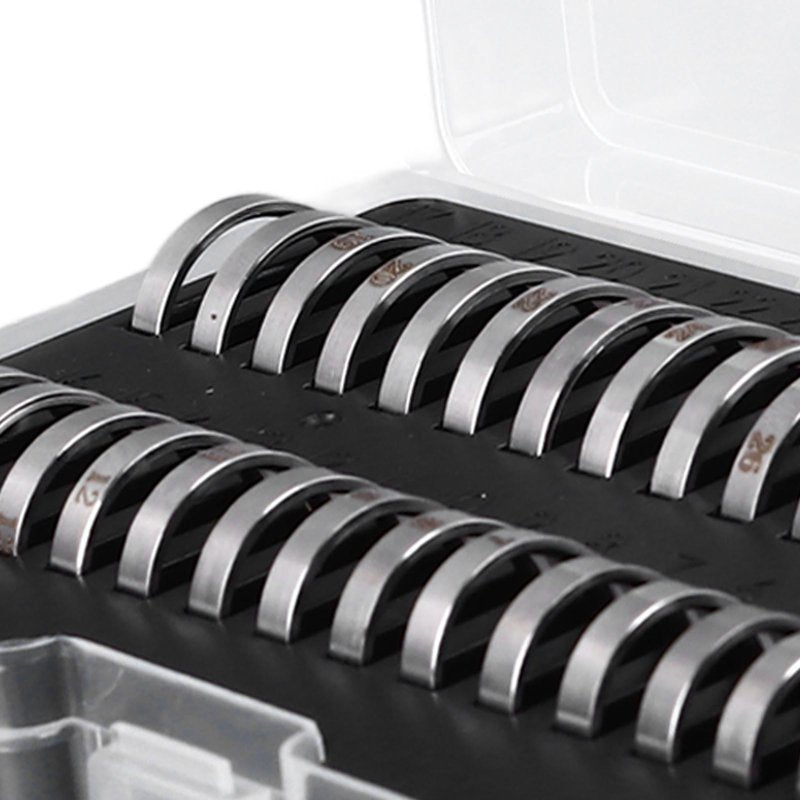 Portable Stainless Steel Ring Sizer Measuring Tool Kit for Jewelry Making
