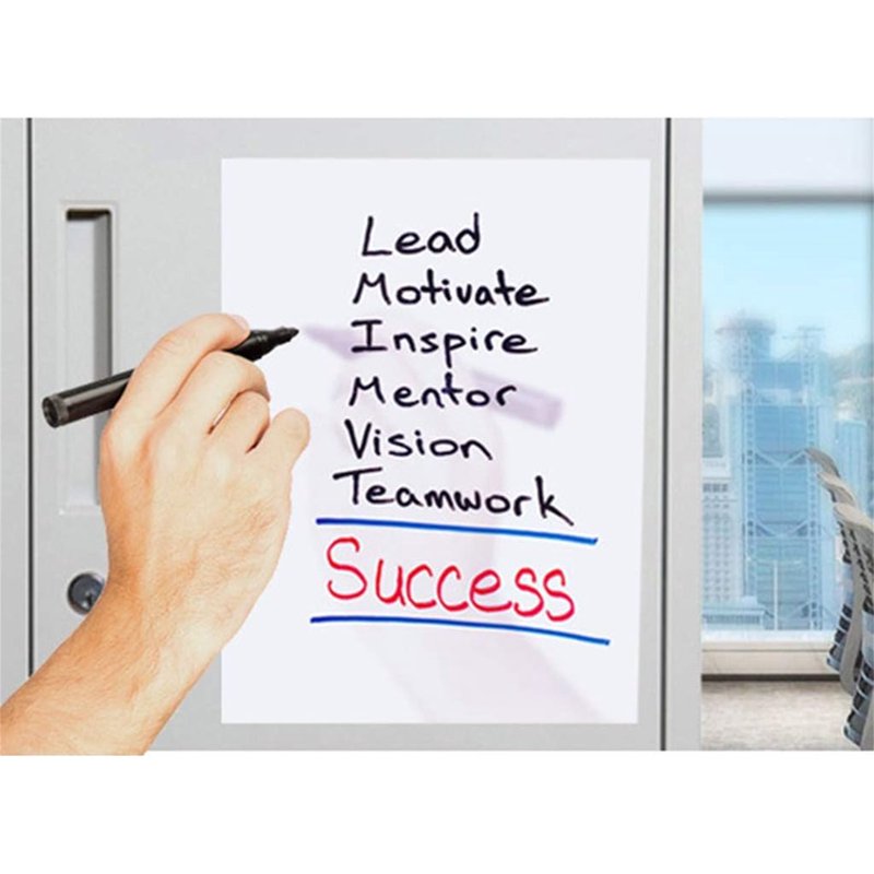 Magnetic Dry Erase Whiteboard Sheet - Wall Sticker for Fridge, Office & Kitchen