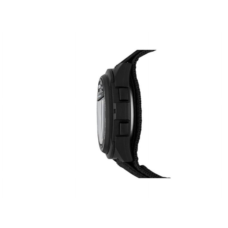 Men's Digital Watch with Black Nylon Strap, Positive LCD Display Sport Watch