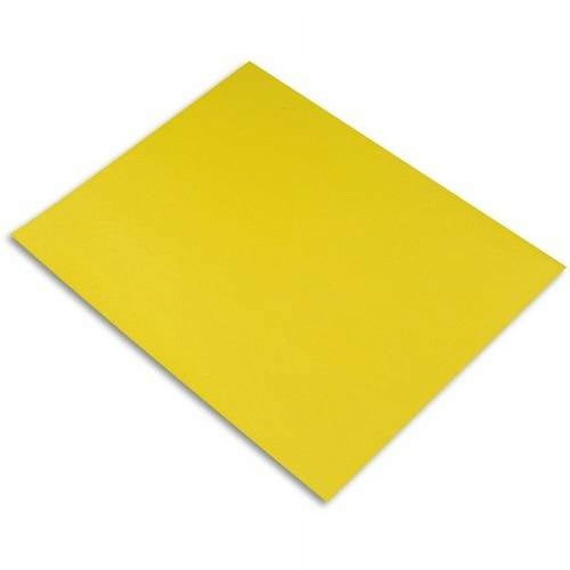 4-Ply Poster Boards - 22 x 28 Inches Lemon Yellow Pack of 25