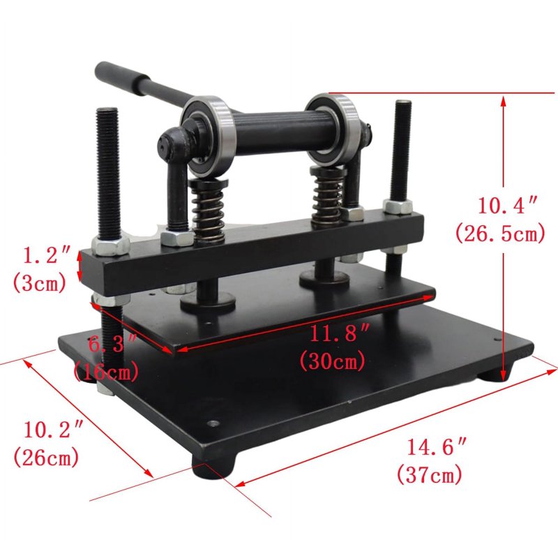 Manual Leather Cutting Machine Die Embossing Tool for Crafting DIY Leather Cloth