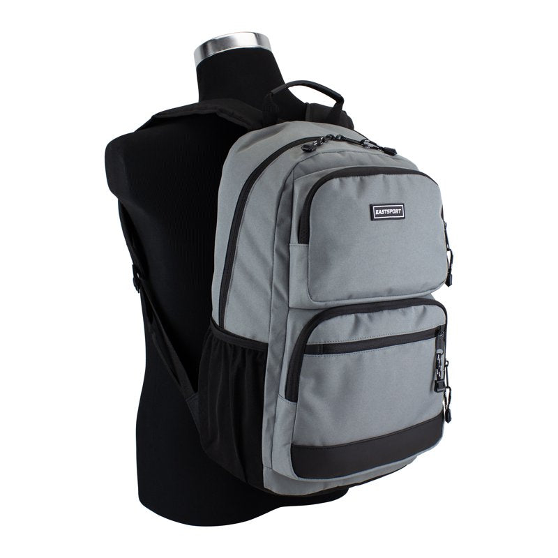Unisex 17-Inch Tech Backpack with Water-Resistant Bottom & Padded Laptop Sleeve