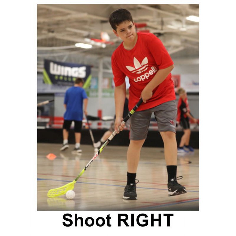 Junior Floorball Stick 77cm - Beginner Indoor Hockey Stick for Youth