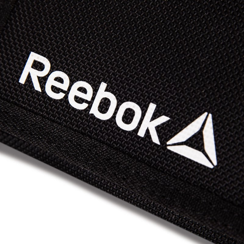 Reebok Nylon Trifold Wallet with RFID Protection, Slim Card Organizer