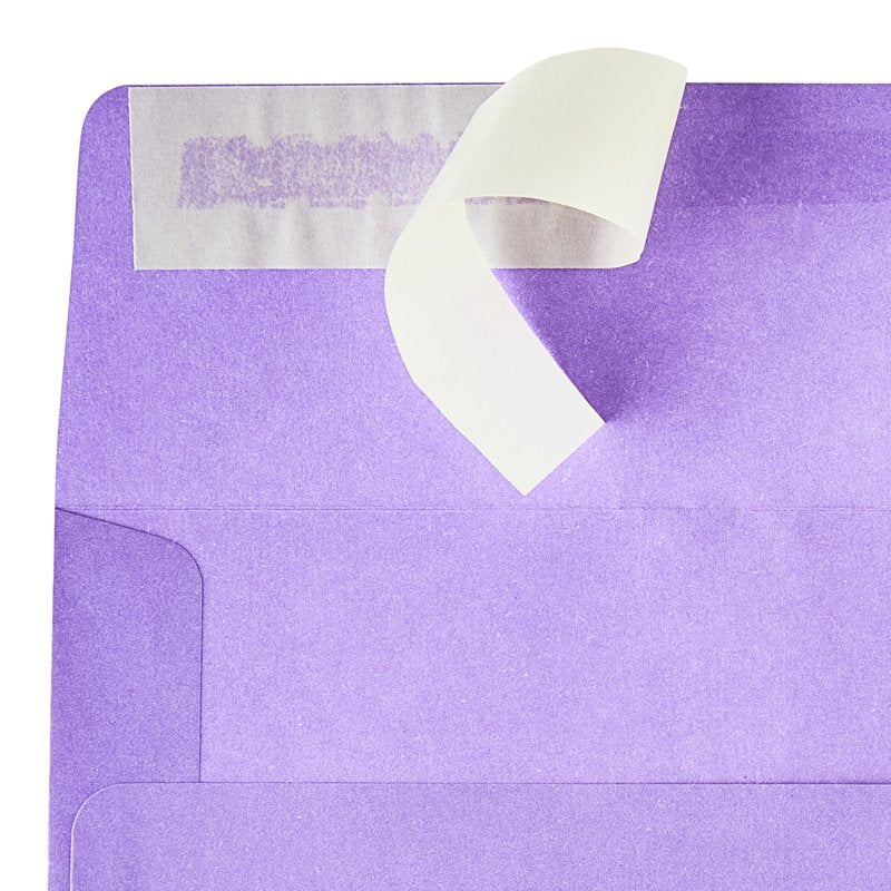 A6 Invitation Envelopes Peel & Stick Assorted Pastel Colors 50 Pack