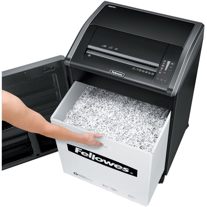 Cross-Cut Commercial Paper Shredder with Jam Proof System - 30 Sheets, SafeSense