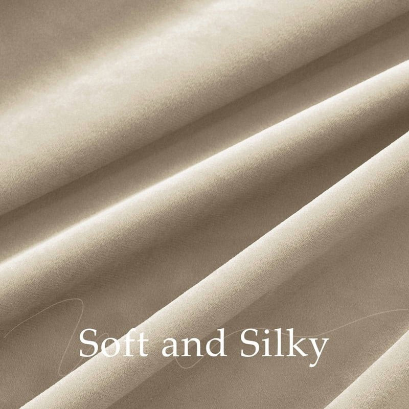 Velvet Blackout Curtains Set - Insulated Window Panels for Privacy & Light Control