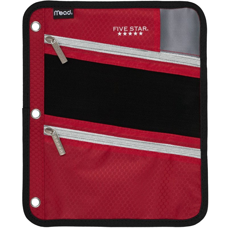 Durable Mesh Pencil Case - Multi-Color Zipper Organizer for School Supplies