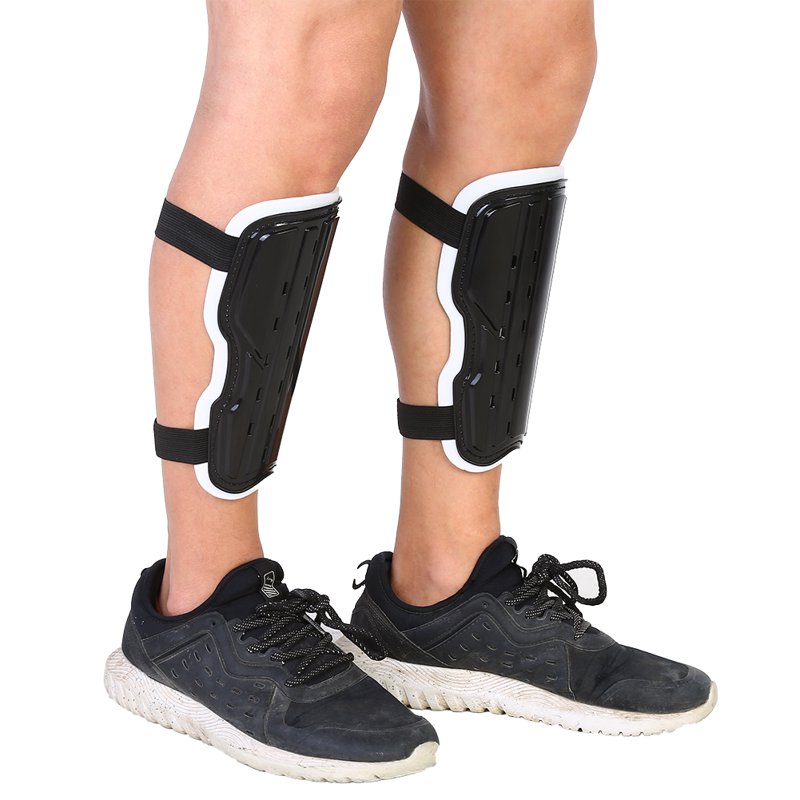 Athletic Shin Guards for Soccer - Lightweight Calf Protection with Adjustable Straps