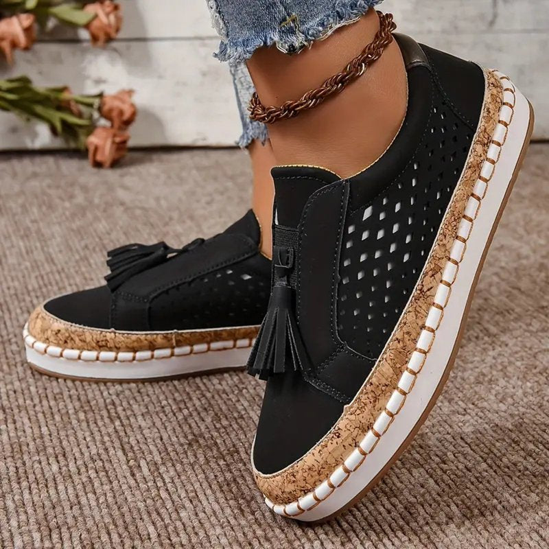 Women’s Slip-On Running Shoes Breathable Casual Sneakers - Soft & Lightweight