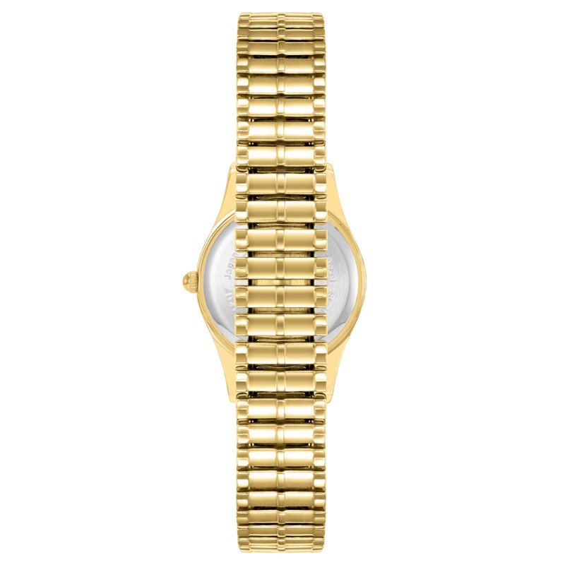 Women's Gold-Tone Expansion Band Wristwatch - Classic Analog Timepiece