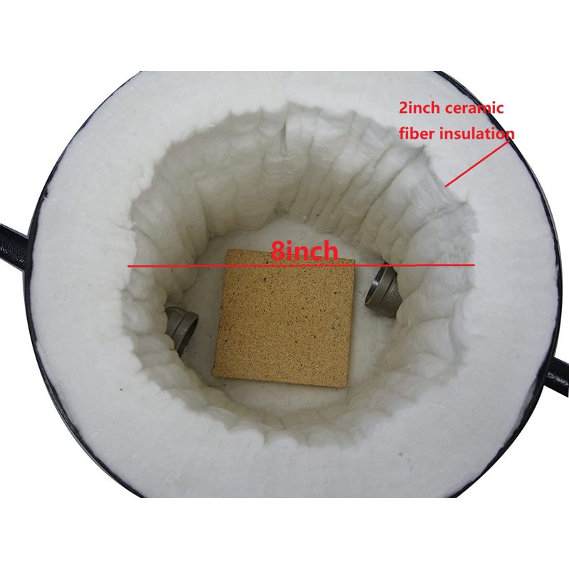 16kg Propane Smelting Furnace Kit with Crucibles & Tongs for Metal Casting