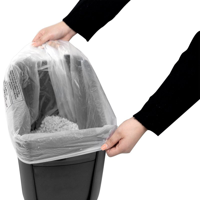 9-Gallon Paper Shredder Bags for Office & Home Use - 15 Pack