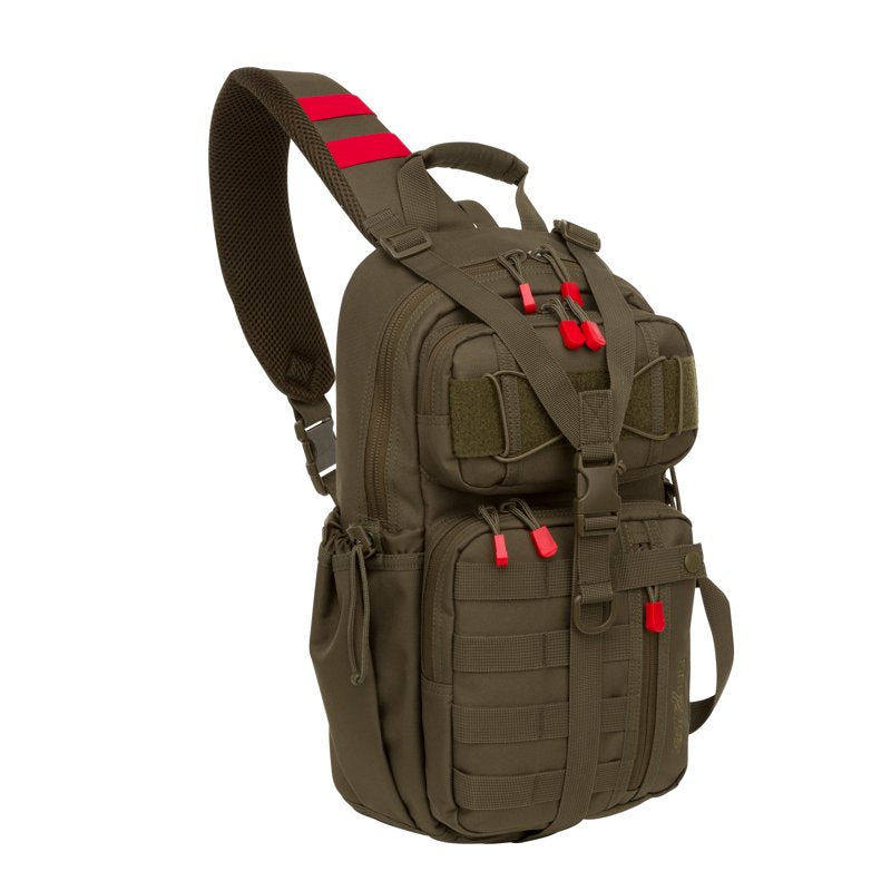 Unisex Shooting Range Sling Bag - 15.6L Waterproof Polyester