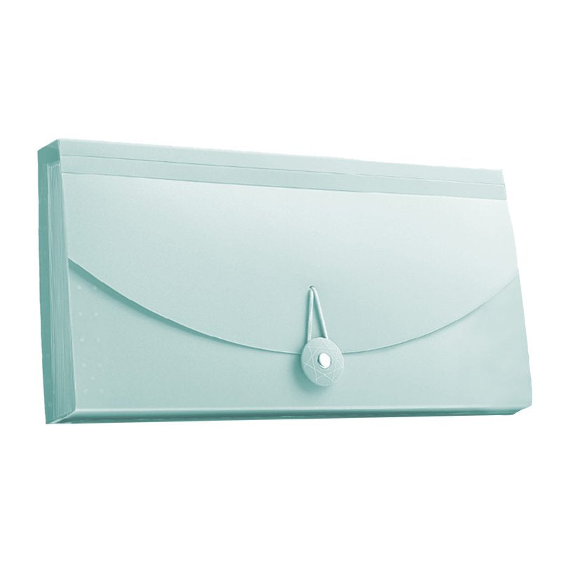 Mini Accordion File Folder Organizer - 13 Compartments, Portable Document Storage