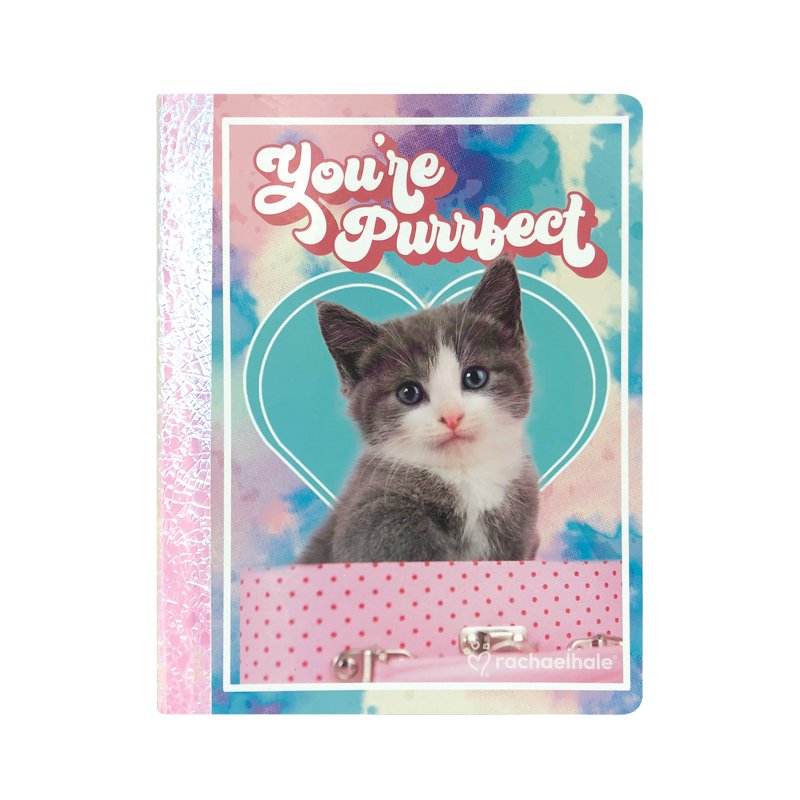 Cat Dog Hardcover Composition Book Set - Wide Ruled 4 Pack