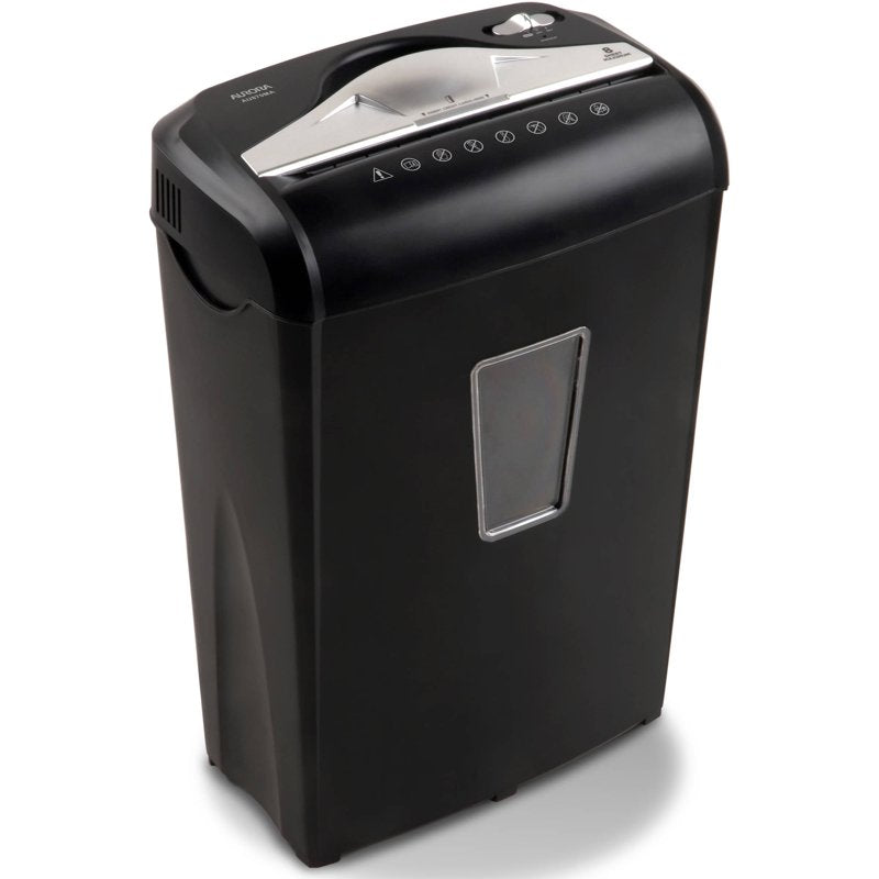 Aurora 8-Sheet Micro-Cut Paper & Credit Card Shredder - High Security Level P-4