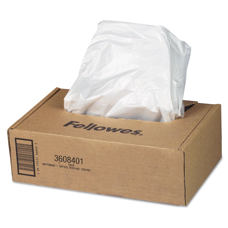 Waste Bags for High-Security & Fortishred Shredders - Recyclable, Easy-Use Dispenser