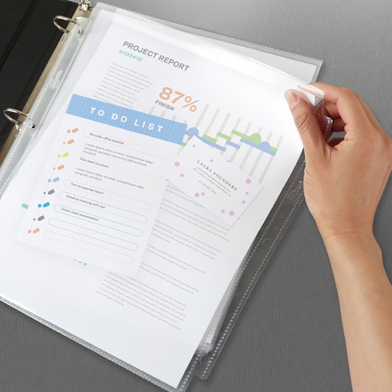 Avery Clear Sheet Protectors for 8.5 x 11 Documents, Pack of 25