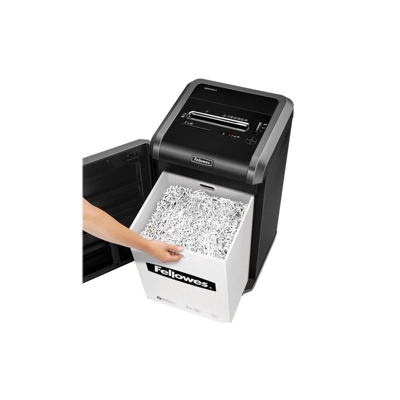 Commercial Cross Cut Paper Shredder 22 Sheet Capacity Jam Proof Security Level P-4